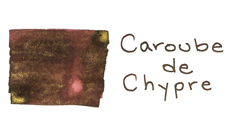 Herbin 1670 Anniversary Inks - Gold Sheen 50ml Bottled - Caroube de Chypre - Image 3